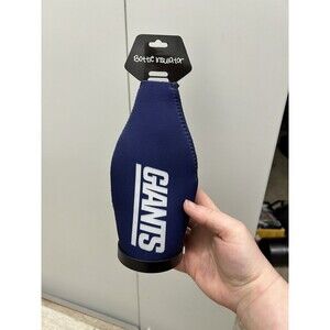 NWT NFL NY Giants Insulated Bottle Sleeve Cover with Zipper